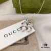 Gucci Gucci 925 Sterling Silver Four-Leaf Clover Necklace