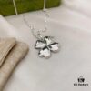 Gucci Gucci 925 Sterling Silver Four-Leaf Clover Necklace