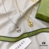 Gucci Gucci 925 Sterling Silver Pig Nose Necklace
