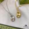 Gucci Gucci 925 Sterling Silver Pig Nose Necklace