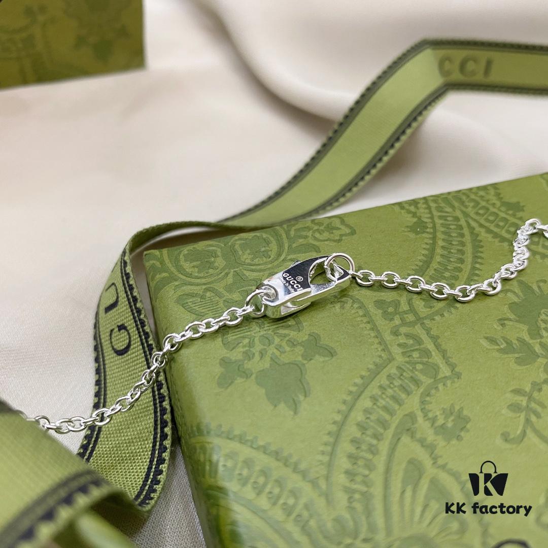 Gucci Gucci 925 Sterling Silver Large G Pendant Minimalist Necklace