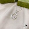 Gucci Gucci 925 Sterling Silver Large G Pendant Minimalist Necklace