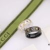 Gucci Icon Series Bee Black Ceramic Couple Ring