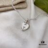 Gucci Gucci 925 Sterling Silver Heart Pendant Necklace