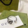 Gucci Gucci 925 Sterling Silver Double G Key Vintage Ring