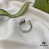 Gucci Gucci 925 Sterling Silver Double G Key Vintage Ring