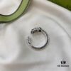 Gucci Gucci 925 Sterling Silver Double G Key Vintage Ring