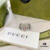 Gucci New Arrival Double G Floral Pink Shell Pure Silver Ring