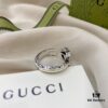 Gucci Gucci 925 Sterling Silver Double G Key Vintage Ring