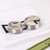 Gucci GG Marmont Series Purple Elegant Silver Ring
