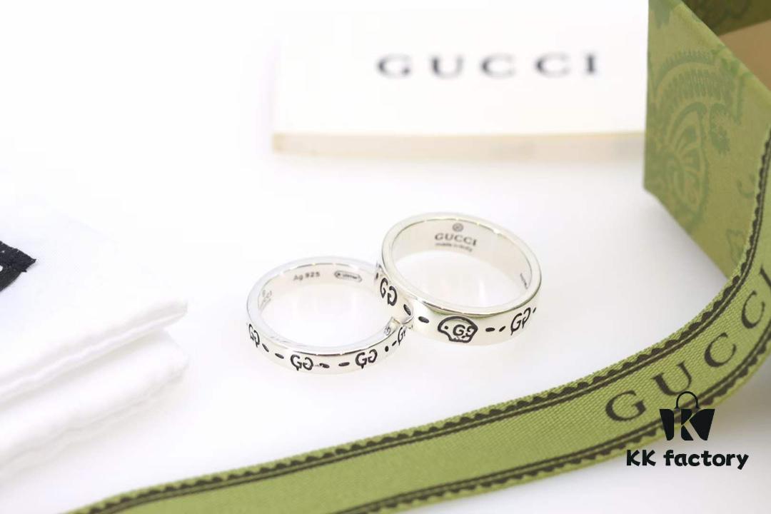 Valentine's Gift ❤️ Gucci Ghost Series Skeleton Couple Rings (Wide & Narrow Editions)