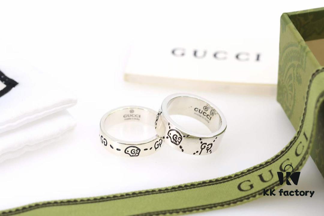 Valentine's Gift ❤️ Gucci Ghost Series Skeleton Couple Rings (Wide & Narrow Editions)