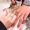 Faithfully Replicated! Exquisitely Crafted! Gucci Sterling Silver Fearless Love Floral and Bird Couple Ring Wearing Effect