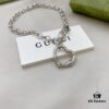Gucci Gucci 925 Sterling Silver Heart Bracelet