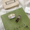 Gucci Icon Series 18K Gold Interlocking Double G Couple Ring