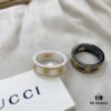 Gucci Icon Series 18K Gold Interlocking Double G Couple Ring