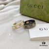Gucci Icon Series 18K Gold Interlocking Double G Couple Ring