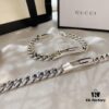 Gucci 925 Sterling Silver Wide Bracelet