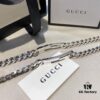Gucci 925 Sterling Silver Wide Bracelet