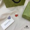 Gucci Gucci 925 Sterling Silver Enamel Heart Ring