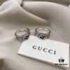 Gucci Gucci 925 Sterling Silver Vintage GG Ivy Motif Ring