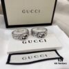 Gucci Gucci 925 Sterling Silver Vintage GG Ivy Motif Ring