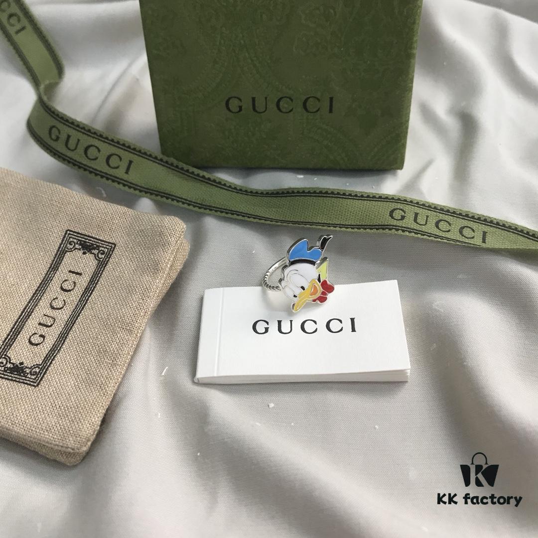 Gucci Disney x Collection Donald Duck Ring in Sterling Silver 925