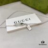 Gucci Gucci 925 Sterling Silver Double G Openwork Hourglass Necklace