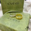 Gucci 925 Sterling Silver Double G Openwork Couple Ring