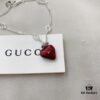 Gucci Gucci 925 Sterling Silver Double G Strawberry Bracelet
