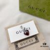 Gucci Gucci 925 Sterling Silver Double G Strawberry Single Stud Earring
