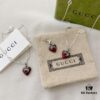 Gucci Gucci 925 Sterling Silver Double G Strawberry Necklace