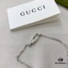 Gucci 925 Sterling Silver Heart Pendant Bracelet