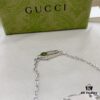 Gucci 925 Sterling Silver Heart Pendant Bracelet