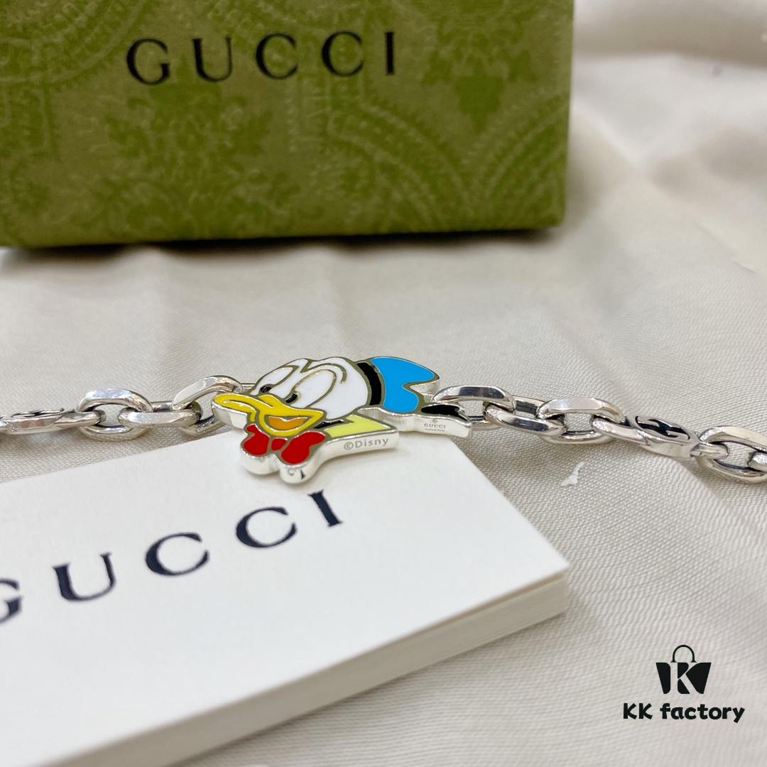 Gucci Gucci 925 Sterling Silver Disney x Donald Duck Bracelet