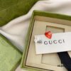 Gucci Gucci 925 Sterling Silver Double G Enamel Red Heart Stud Earrings