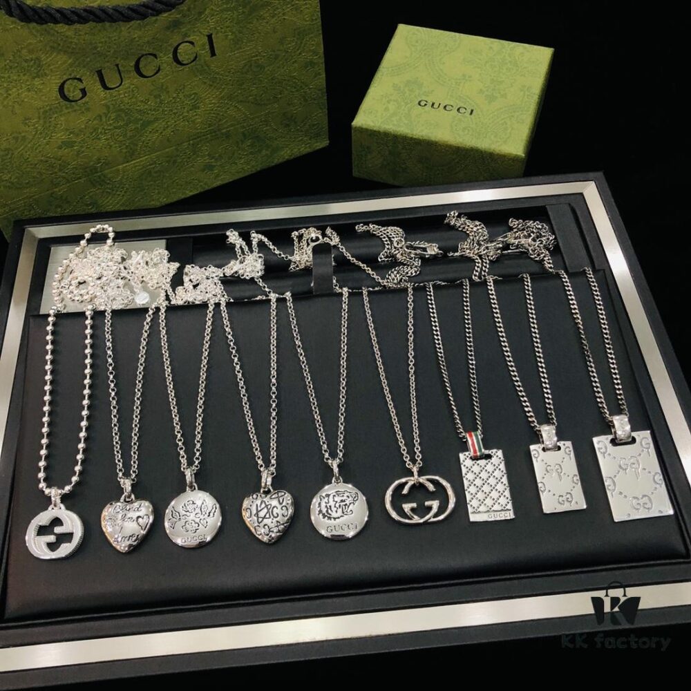 Gucci Necklace Collection Collage