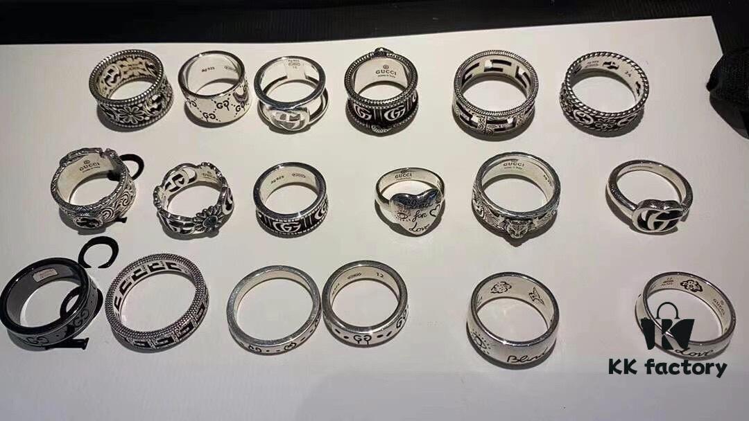 High-End Quality Gucci Best-Selling Rings Collection