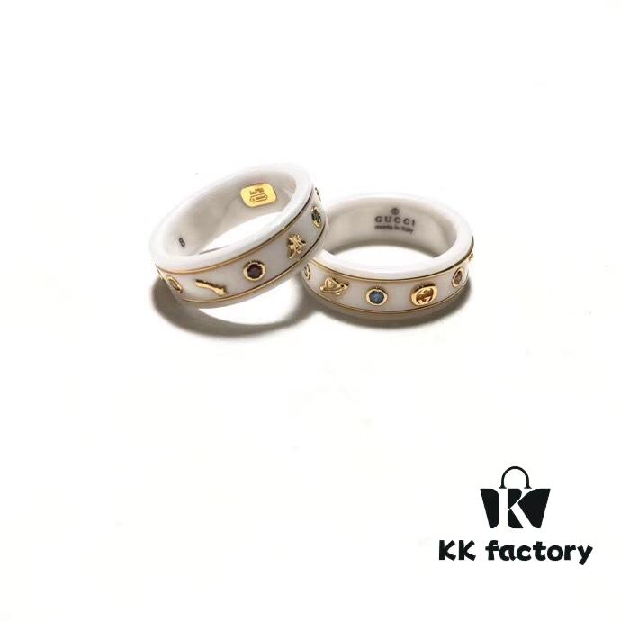 New Arrival Gucci Icon Ceramic Ring