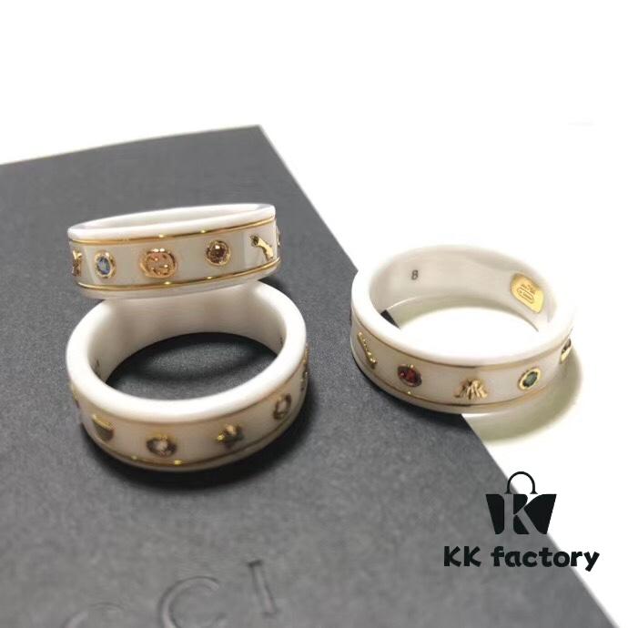 New Arrival Gucci Icon Ceramic Ring