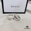 Gucci 925 Sterling Silver Love Fearless Couple Ring