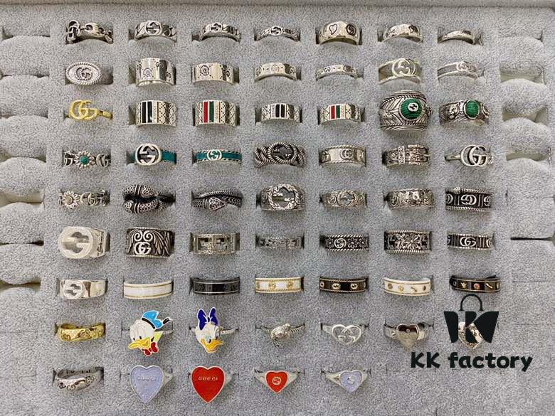 Gucci 925 Sterling Silver Ring Collection