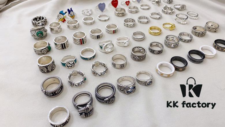 Gucci 925 Sterling Silver Ring Collection