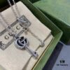 Winter Essential — Gucci Key Necklace, Silver Pendant for Sweaters