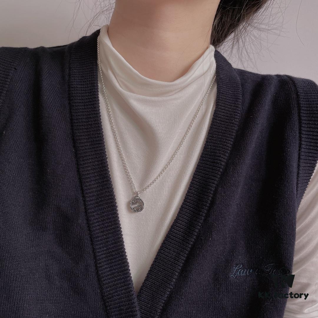 Essential for Autumn and Winter — Gucci-style Necklace, Can Be Worn as a Couple's Set