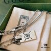 Must-have for Autumn and Winter — Gucci-style Necklace, Silver Pendant Chain