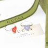 Gucci Interlocking Double G Enamel Heart Fashion Ring
