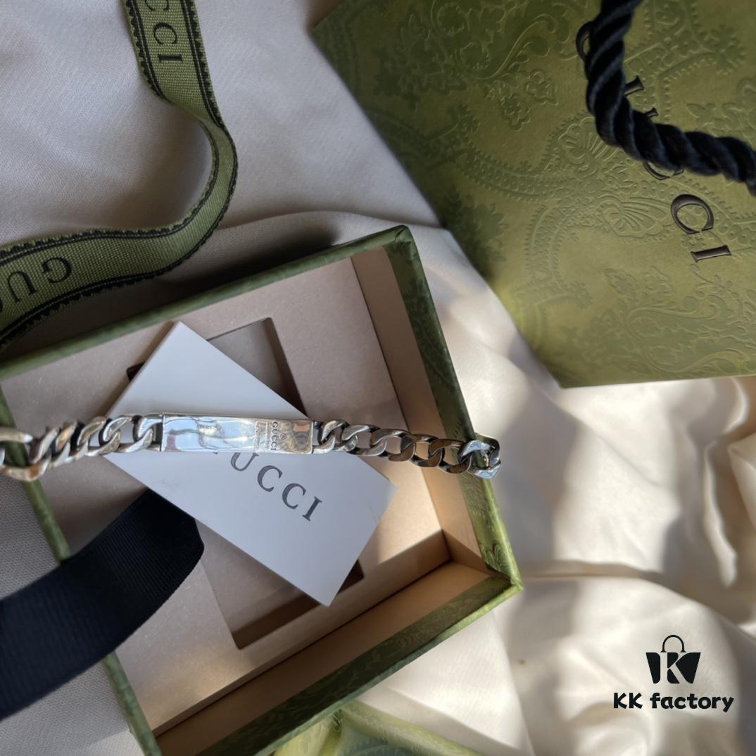 Gucci 925 Sterling Silver Skull Vintage Couple Bracelet