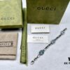 Gucci Vintage Enamel G Logo Aged Bracelet ✨