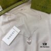 Gucci Gucci 925 Pure Silver Heart Pendant Necklace